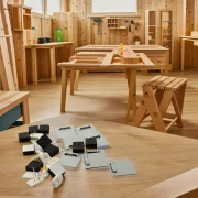 Metall Wandhalterung selbstklebend