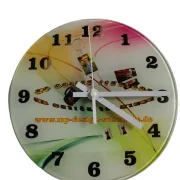 Glasuhr 20 cm Durchmesser