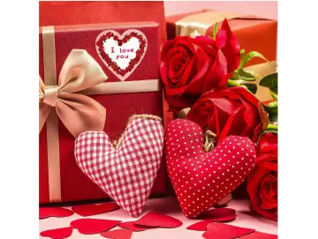 Herzförmige "Ich Liebe Dich" Aufkleber - 20 St.