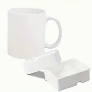 Keramik-Kaffeetasse, weiß