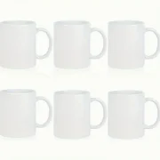 Keramik-Kaffeetasse, weiß