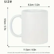 Keramik-Kaffeetasse, weiß