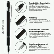 Kugelschreiber aus schwarzem Metall