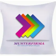 Kissenbezug personalisiert 40 x 40 cm weiß