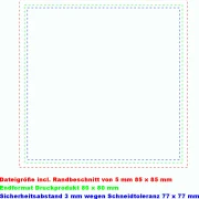 Vorlage für Armaufdruck