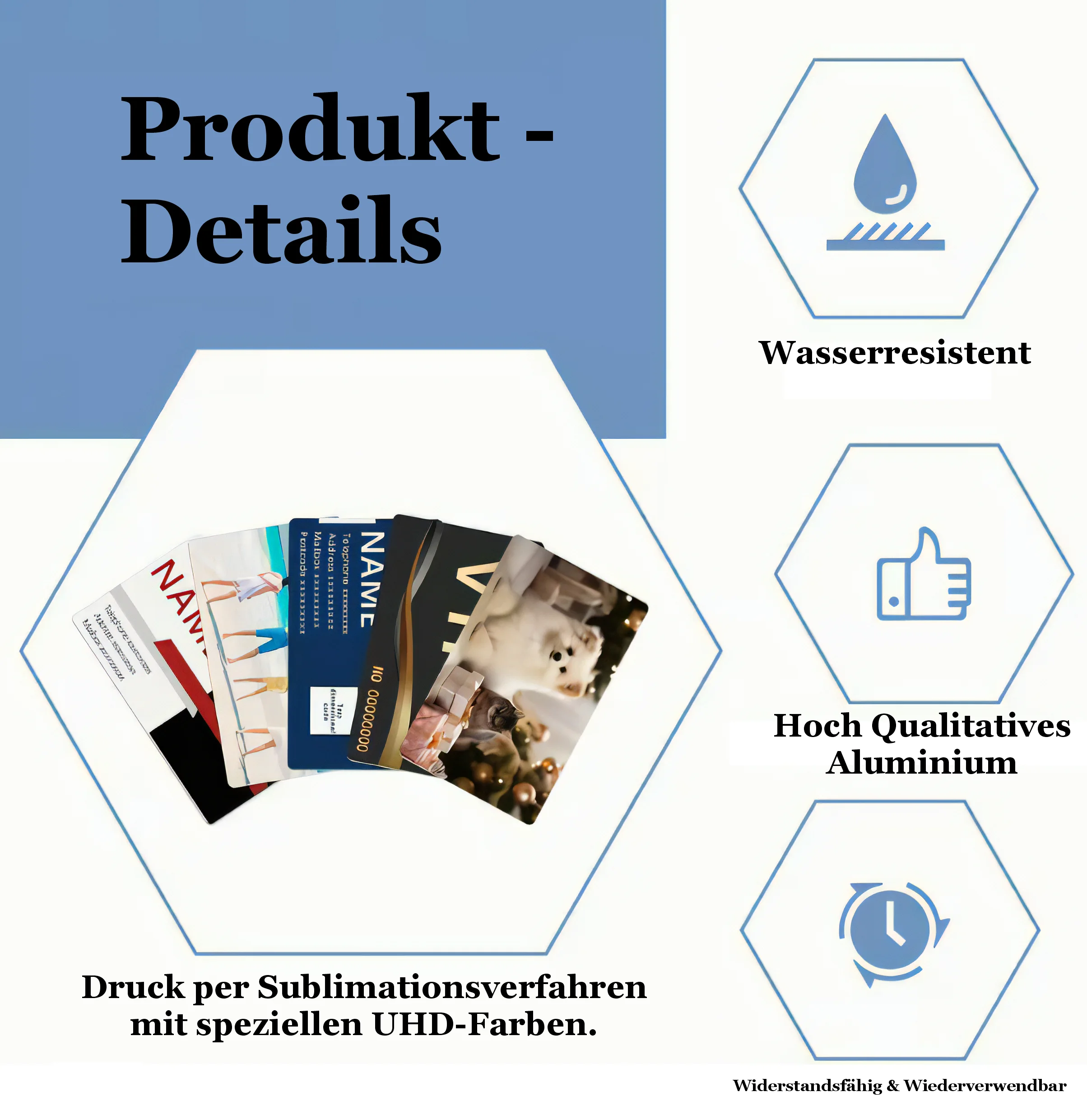 VIP Metall-Visitenkarten