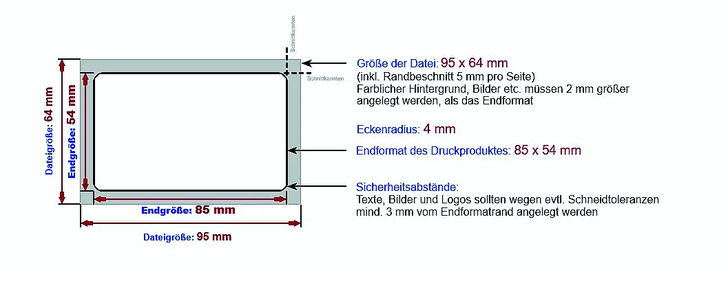VIP Metall-Visitenkarten Druckvorlage