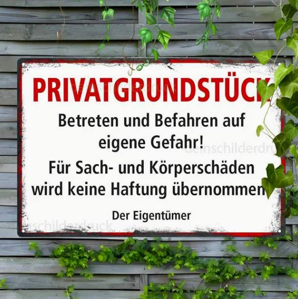 Aluminium Bilder und Schilder