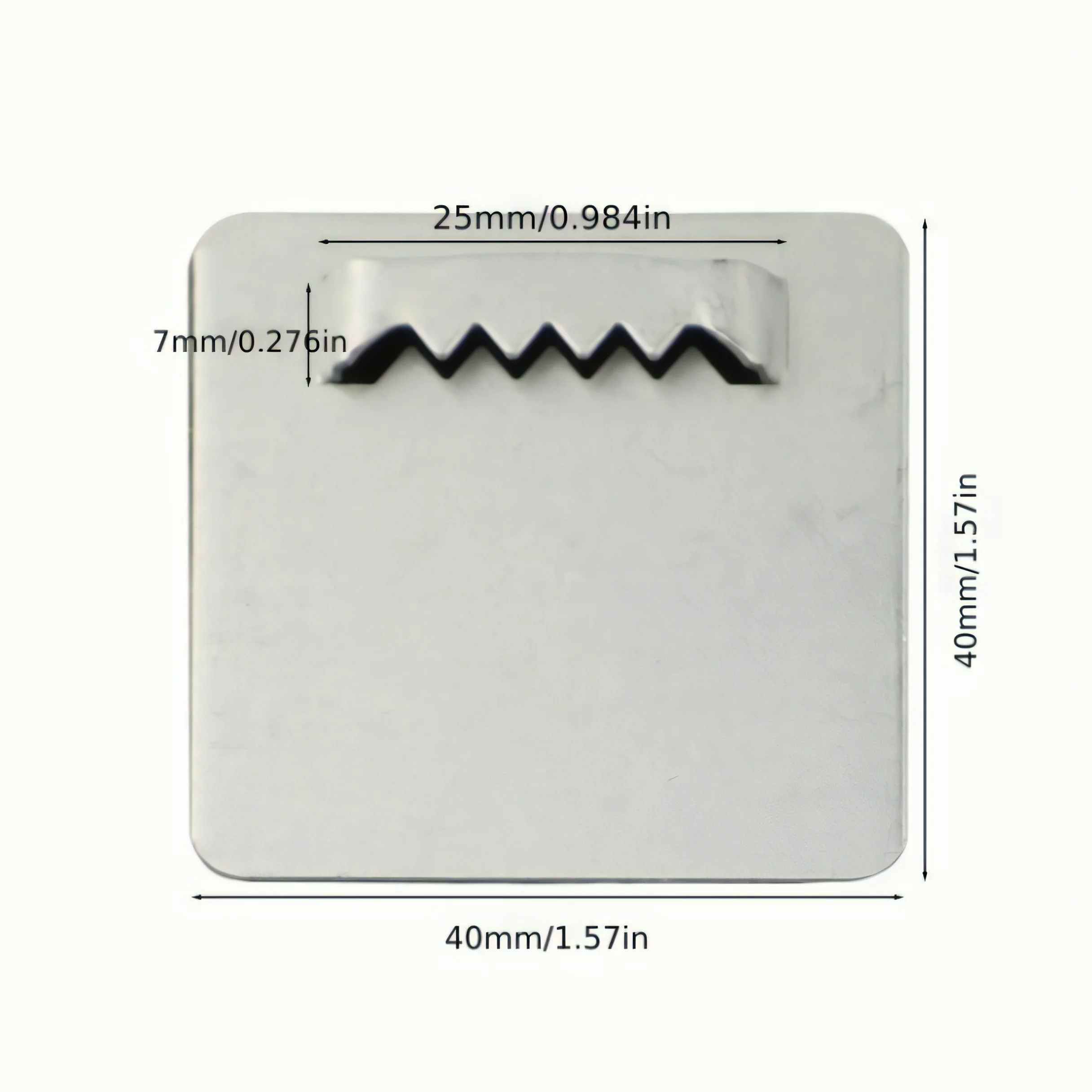 Metall Wandhalterung selbstklebend