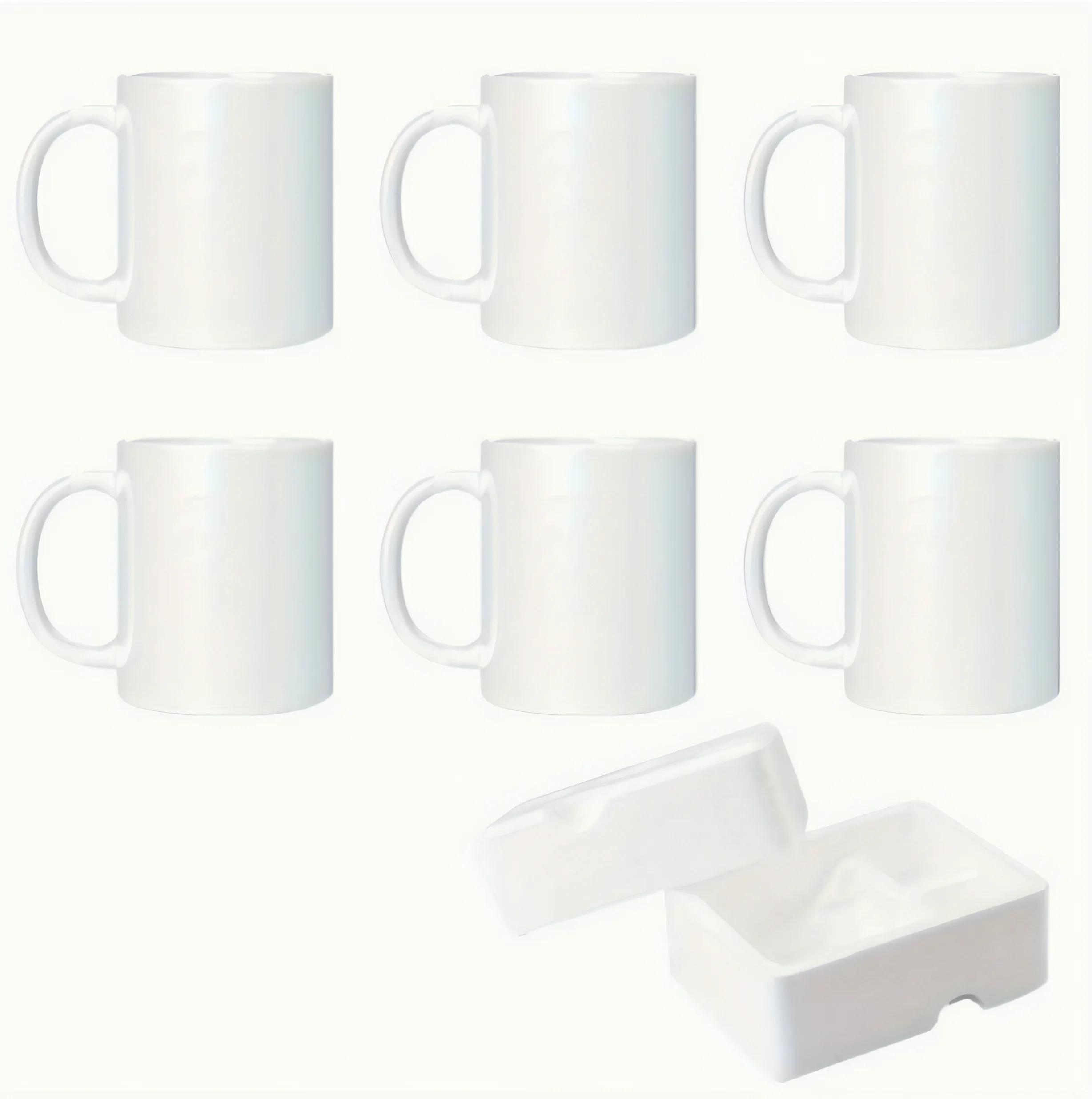 Keramik-Kaffeetasse, weiß