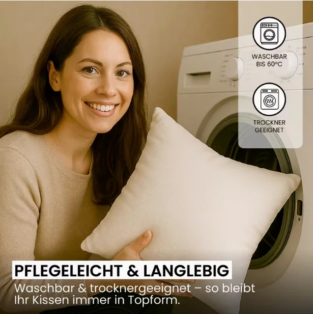 Kissen für Bett und als Dekokissen