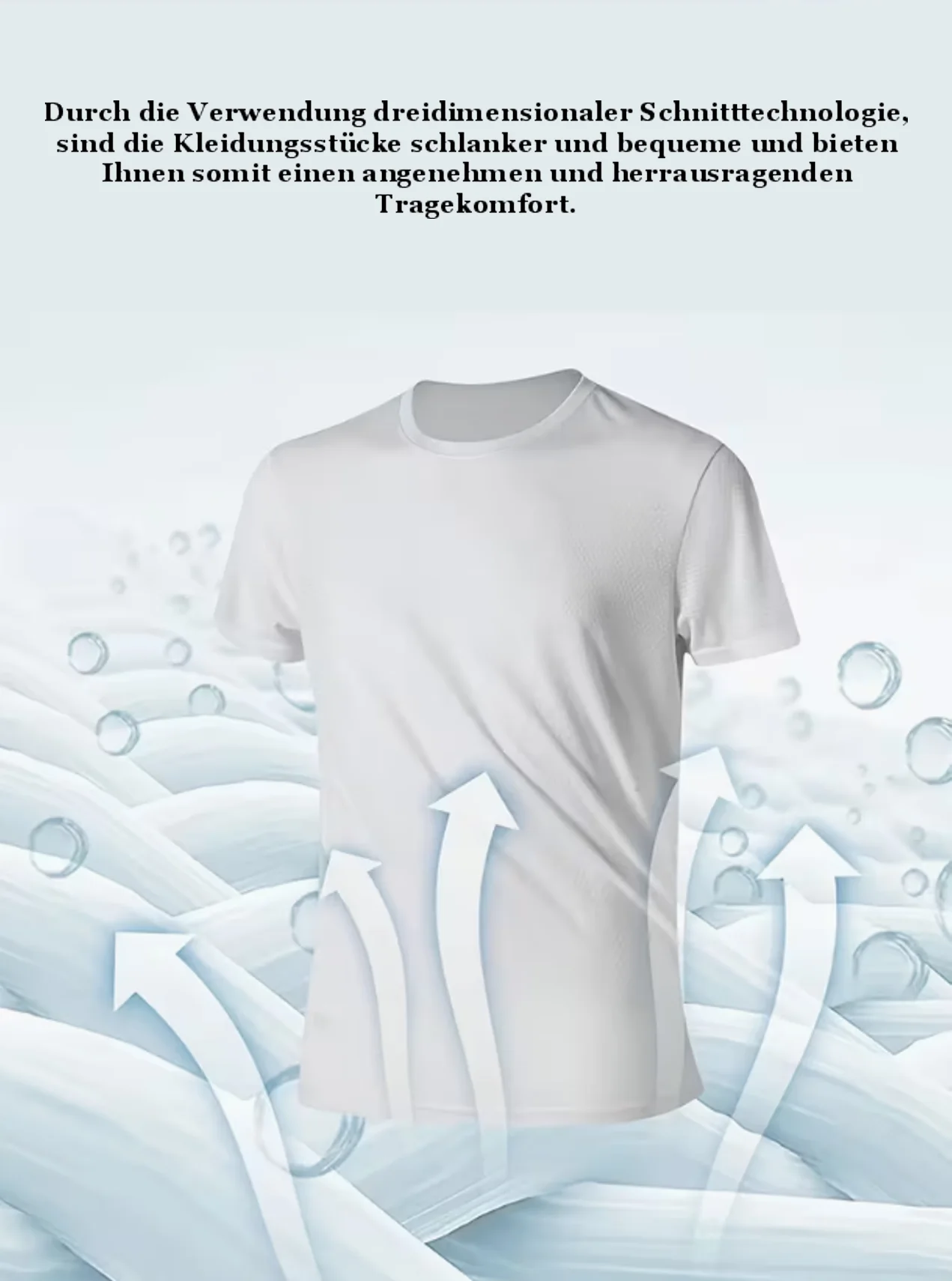 Ultraleichtes Herren T-Shirt bedruckt